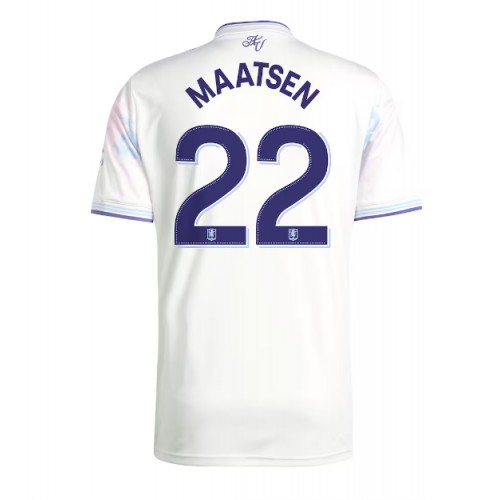 Maglia Calcio Aston Villa Ian Maatsen #22 Terza Divisa 2025-26 Manica Corta
